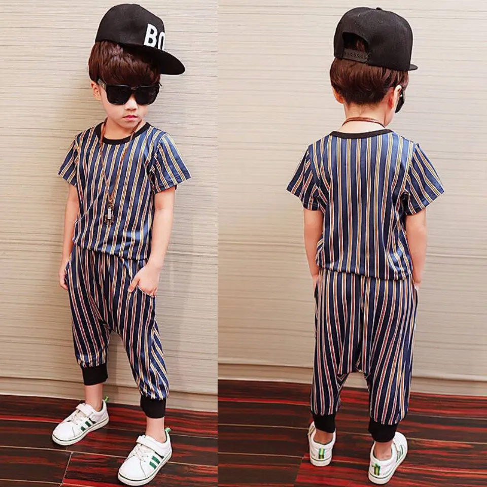

4 6 8 10 12 Yrs Summer Toddler Baby Kids Boys Clothes Sets Short Sleeve Pullover T-Shirt +Pant Suit Cool Children Boys Outfits