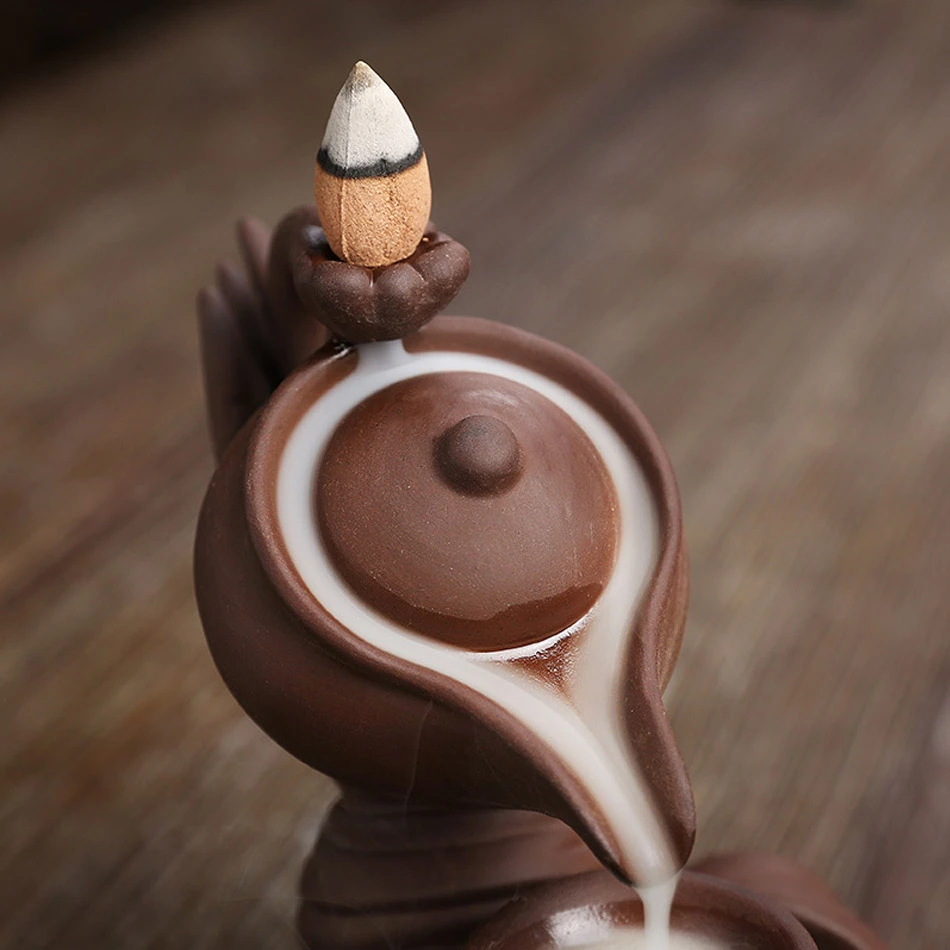 

New product Bergamot hanging pot high impact return ceramic incense burner creative home office corridor available incense seat