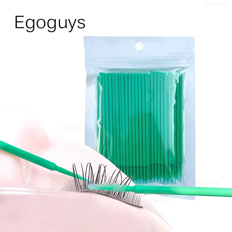 Щёточки для наращивания ресниц MicroBrush одноразовые щёточки щётки коррекции Micro Brush
