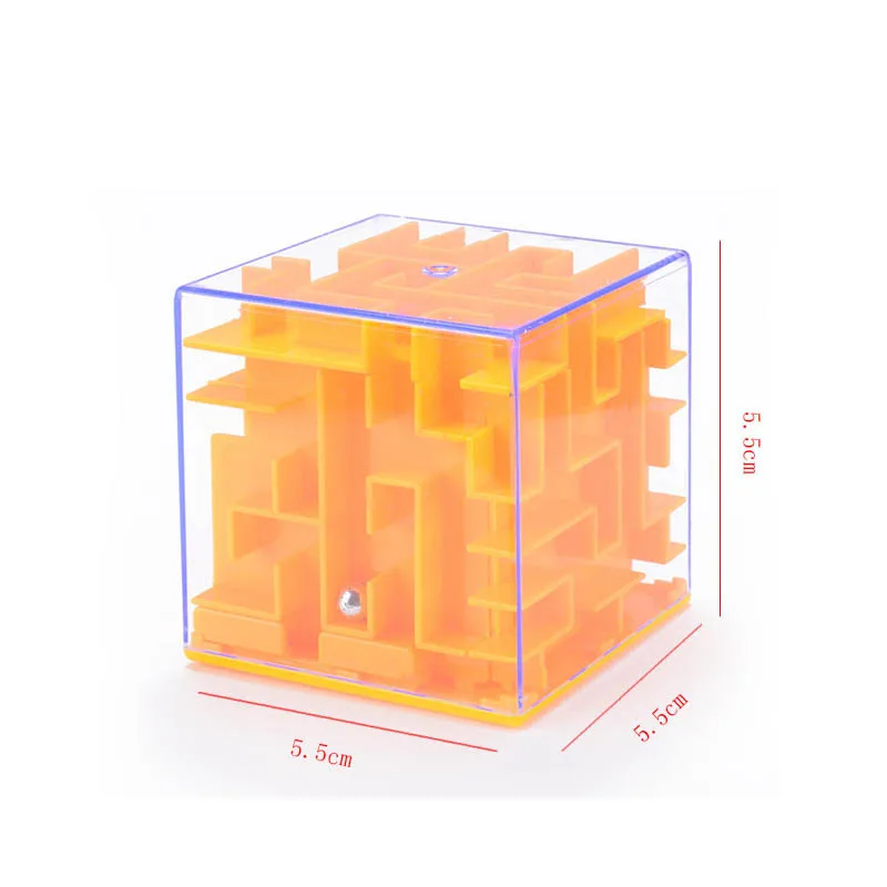 Волшебный квадратный лабиринт куб Забавная детская игрушка для снятия стресса