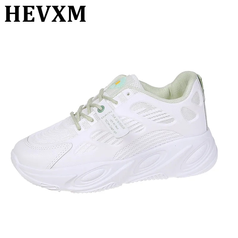 

Leisure Women's Outdoor Mesh Casual Shoes Platform Comfortable Shoes Sneakers Zapatillas Mujer Deportiva Thick Sole Solid Colors