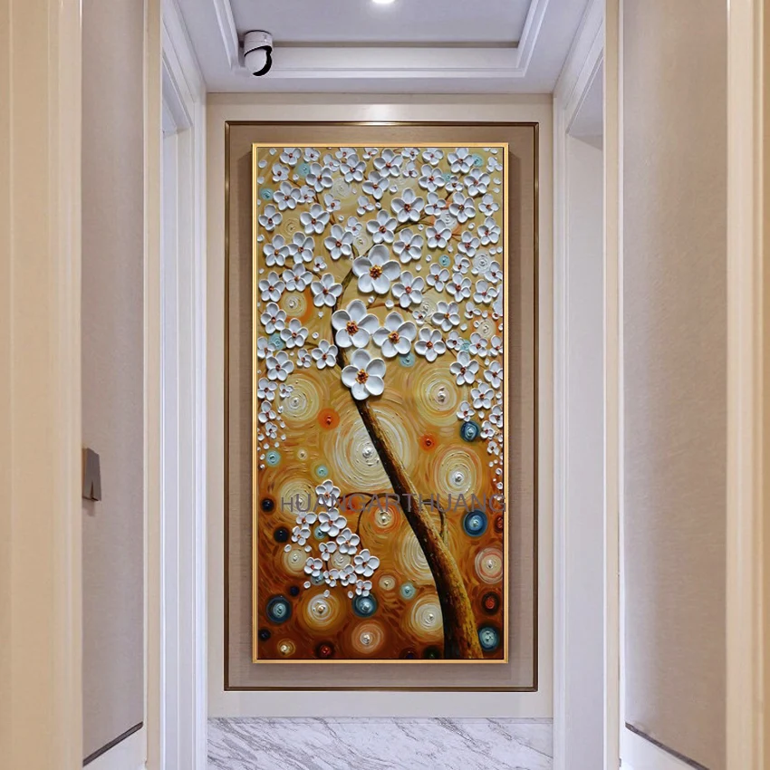 Палитра ножей богатых деревьев картина маслом для гостиной домашний декор