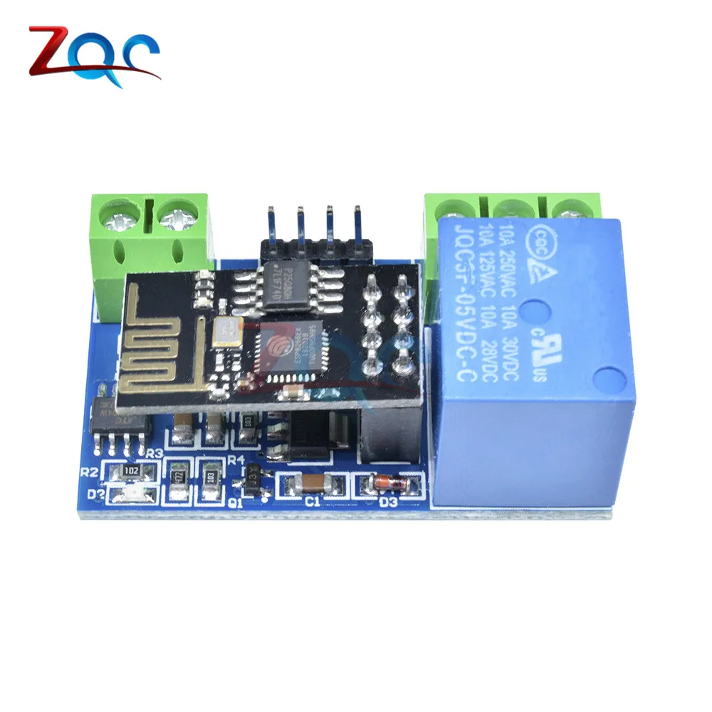 Релейный модуль ESP8266 5 в пост. Тока ESP 01 Wi Fi умный дом дистанционное управление