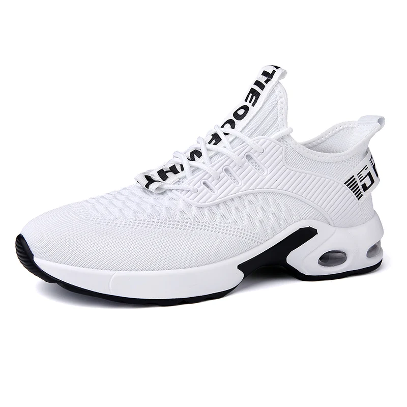 

Новинка, Спортивная и удобная мужская обувь с воздушной подушкой, лидер продаж, дышащая ссветильник Летающая тканая универсальная спортивн...