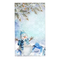 super soft quick dry towel white blue bathroom multifunctional gym outdoor yoga hotel christmas snowman pine branches 25 7x15 7