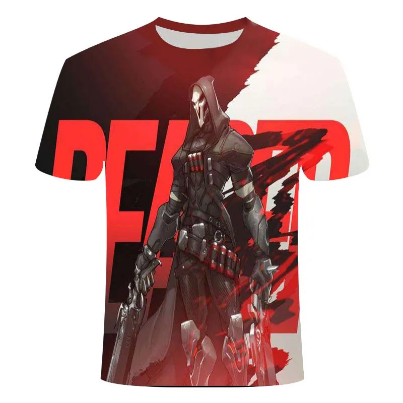

2021 Summer New 3D Male T-shirt Printing Popular Games Fashion Children's T-shirt 3D Large Size Clothes Casual Top