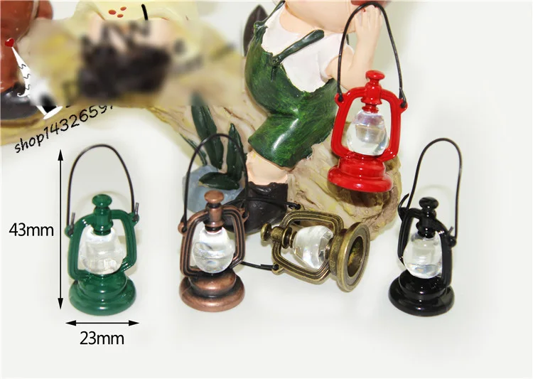 Мини кукольный домик в масштабе 1:12 с масляной лампой миниатюрные игрушки