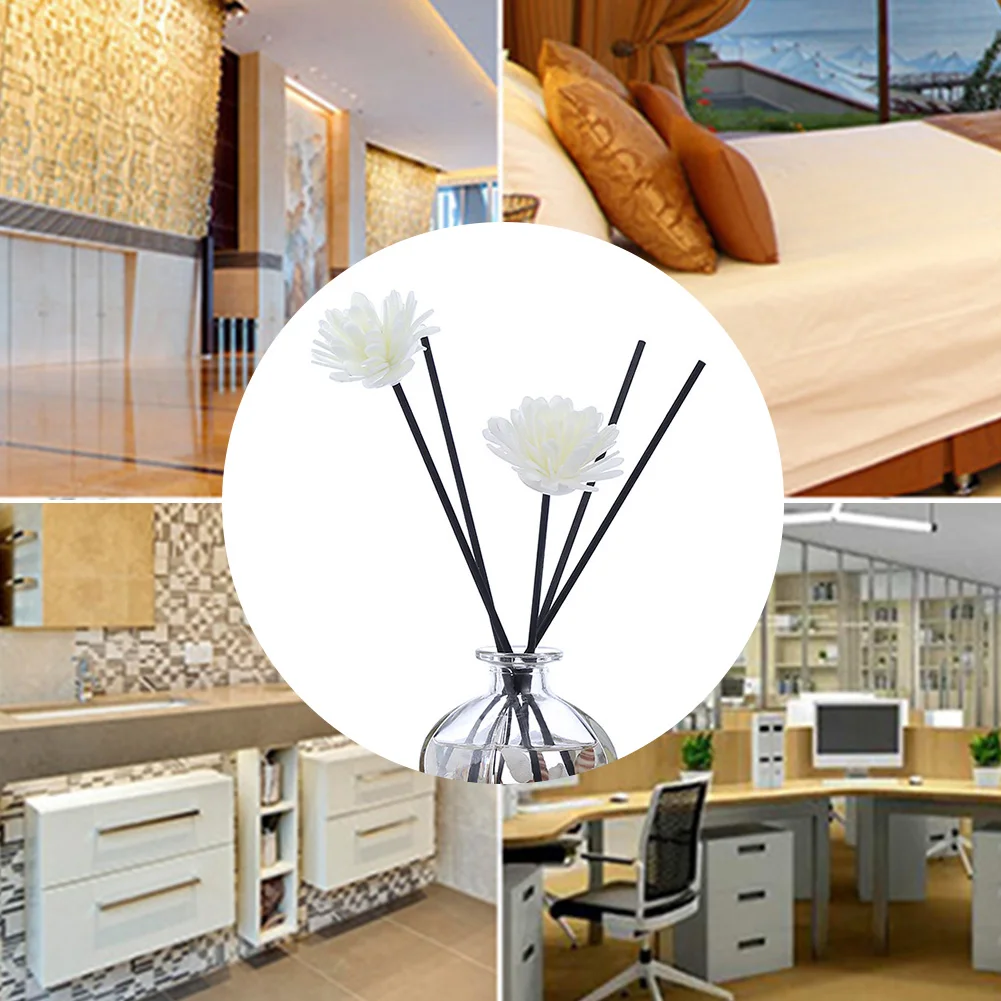Aroma Diffuser Faux Flower Home Decor Deodorization Accessories Rattan Sticks Essential Oil Bedroom Replacement Reed Scent Gifts | Дом и сад