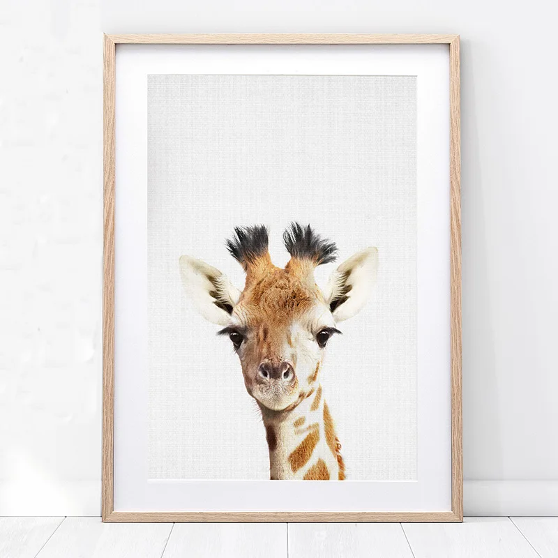 Настенное украшение для детской комнаты рисунок овец Маков акварельных животных