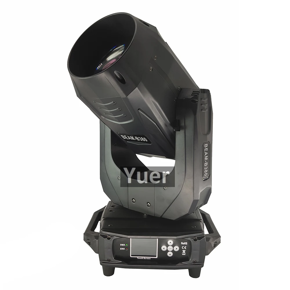 Beste 8 Stks/partij 380W Beam Moving Head Licht DJ Disco Verlichting DMX512 18CH 3 Glas Patronen 16 Prisma Music Party Club Bar Stage Light