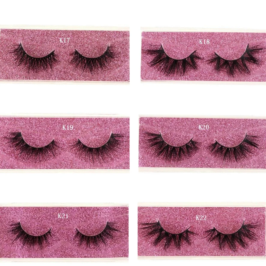 Норковые ресницы 3D норковые 100% мягкие ручной работы натуральные многоразовые