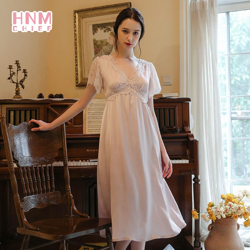 пижама женская HNMCHIEF розовое шелковое кружевное сексуальное нижнее белье Женская