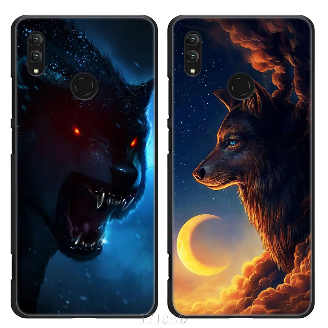 Мягкий чехол с животным волком тигром львом и для Huawei Y9 Prime Mate 10 20 30 Lite Pro Nova 5i 4 3i 3 2i 2