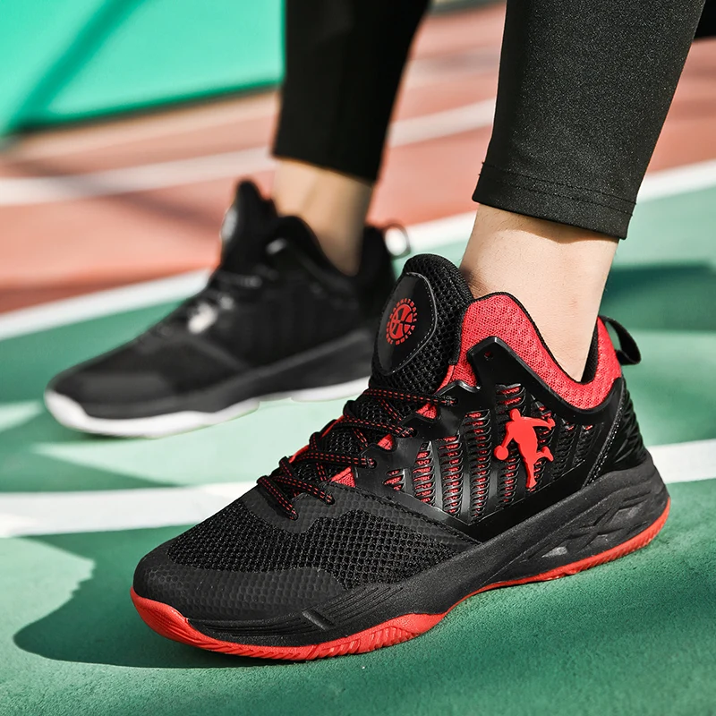 

Professional Basketball Shoes Men Size 35-46 High-top Cushioning Basketball Sneakers Mens Shockproof Sport Shoes Outdoor Unisex