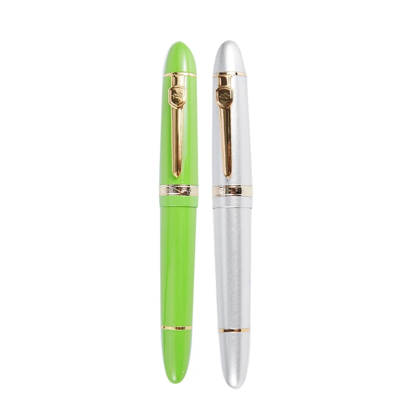 2x JINHAO 159 18KGP 0 7 мм среднее перо с широким основанием авторучка Бесплатная офисная