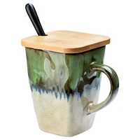 high quality art creative breakfast nordic mug milk cover ceramic cup personalized gift couple frida teaware tea cup set bm50mb