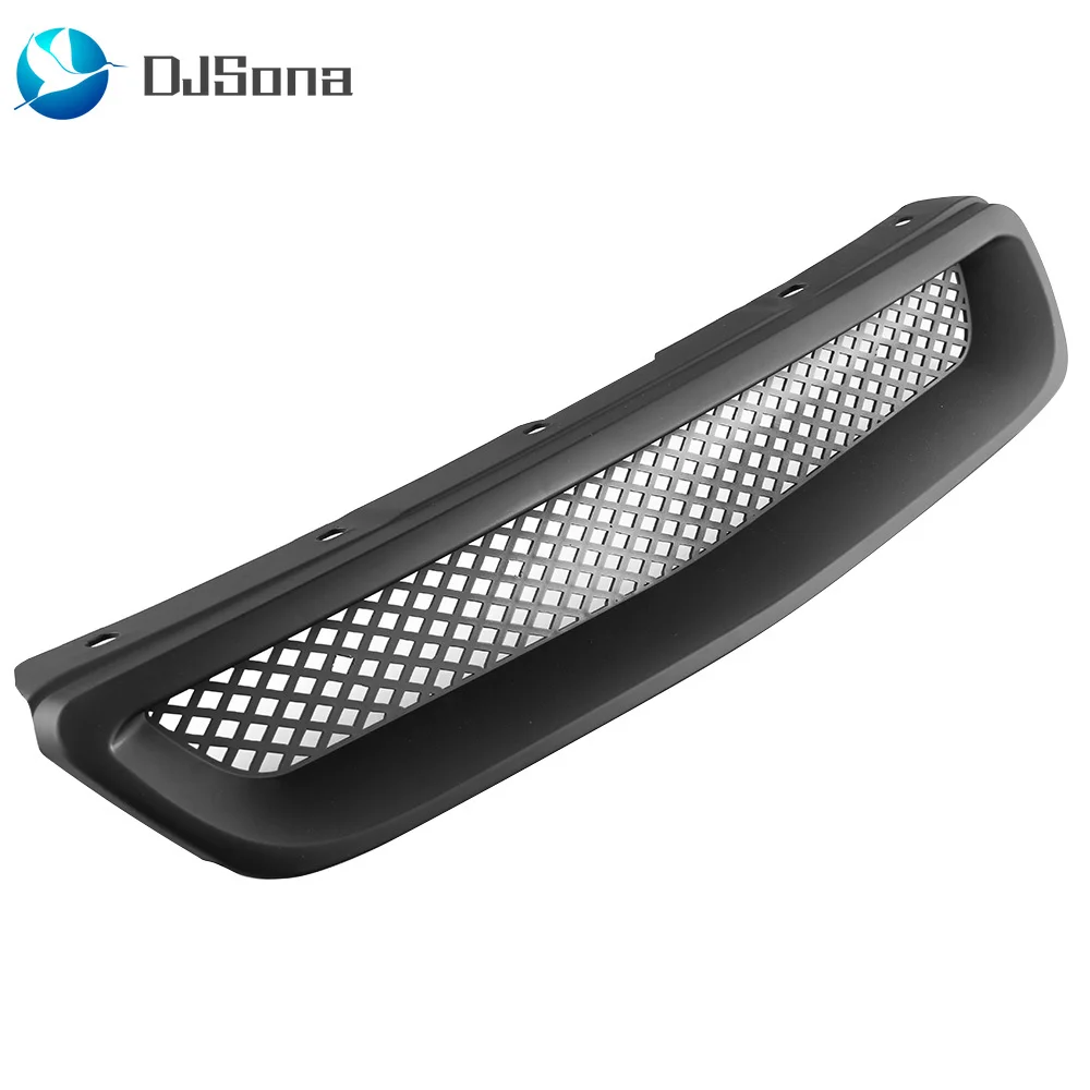 Автомобильный ABS Матовый Черный передний с капюшоном сетка решетка бампера для