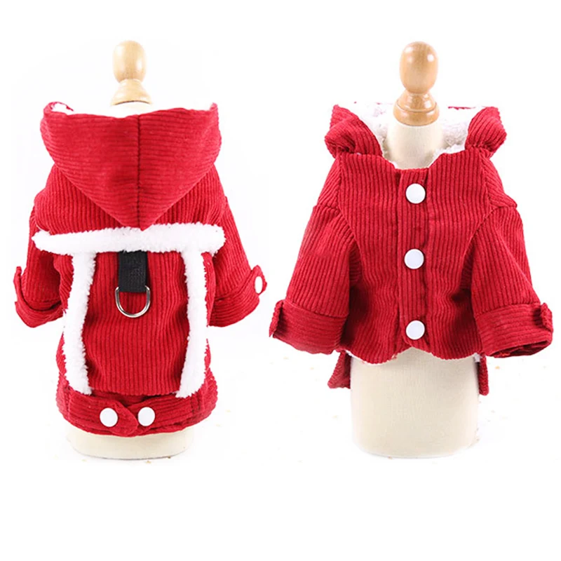 Зимнее пальто для домашних животных одежда собак хлопковая куртка Толстая