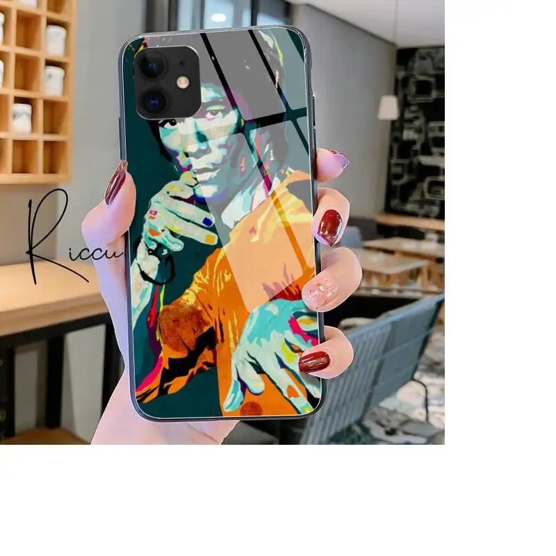 bruce lee phone case tempered glass for iphone 11 pro xr xs max 8 x 7 6s 6 plus se 2020 12 pro max mini case free global shipping