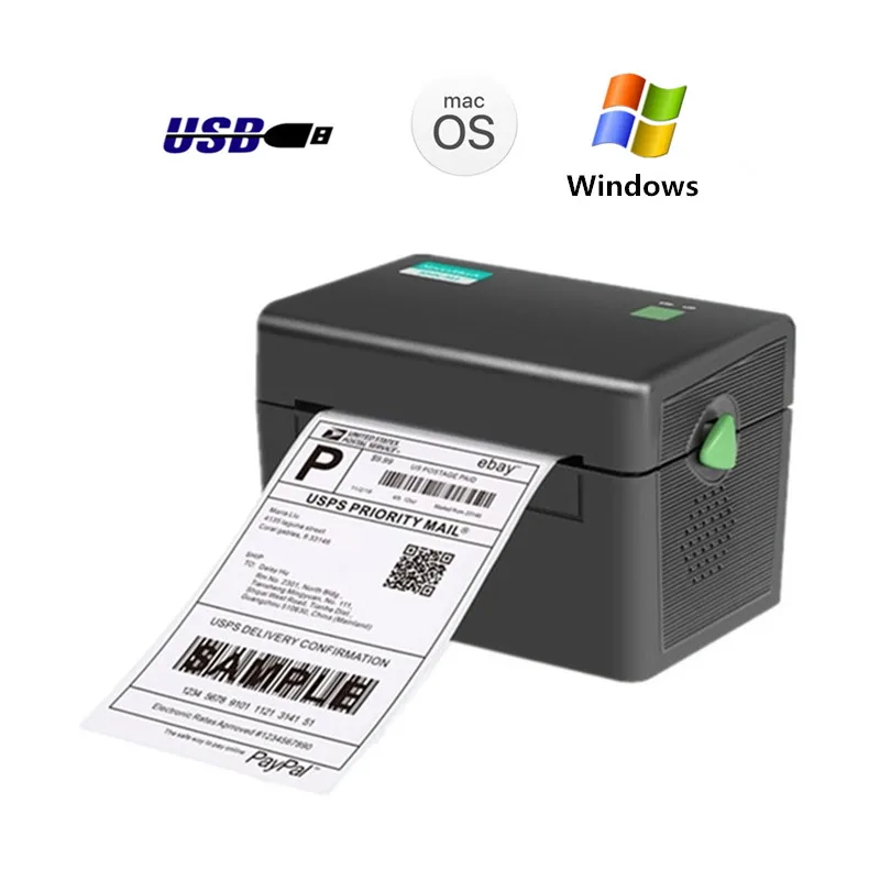 

M4 Express Waybill Product Price Barcode QR Code Delivery Sticker Shipping Label Width 25.4-118mm Thermal Printer With Bracket