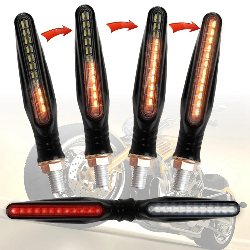 Поворотники светильник 24x335Smd хвостовой мигатель Led струящаяся вода мигалка Ip68