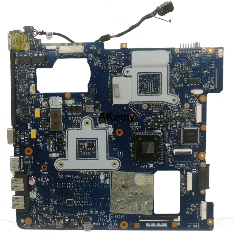 LA-8861P BA59-03541A BA59-03397A ноутбук материнская плата для Samsung NP350 NP350V5C 350V5X QCLA4 HM76 DDR3 HD7600M