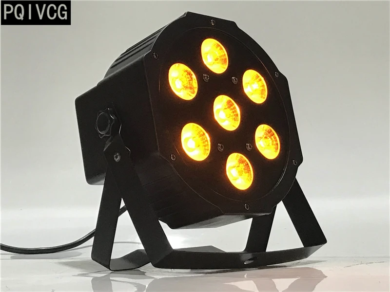 7x12 Вт led par Светильник 12 Вт rgbw 4в1 dmx512 par Светильник Профессиональный Высокая яркость диско светильник s