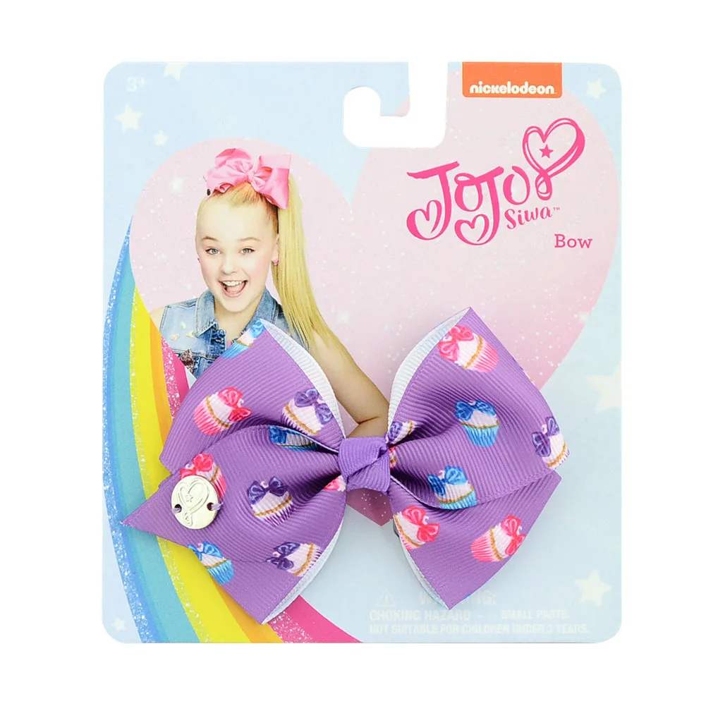 2-6 Для девочек Jojo Луки заколка для волос Детская рождественские заколки для волос в форме единорога Заколку Для разноцветные заколки для волос для детей Детские аксессуары для волос - Цвет: 2-6