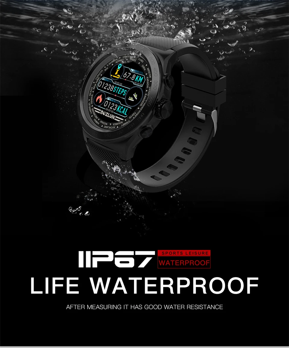 W31 Smart Watch Men Waterproof Activity Tracker Bluetooth Sports fitness Smartwatch Heart Rate Calories Pedometer Smart Bracelet