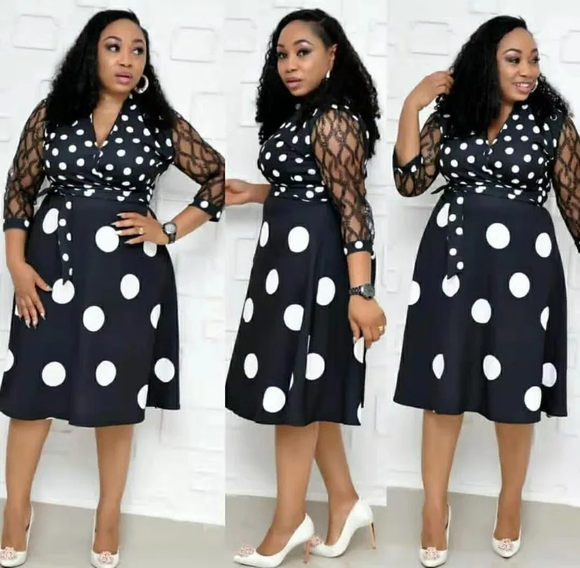 2019 Новое Элегантное модное Стильное летнее платье в африканском стиле большие