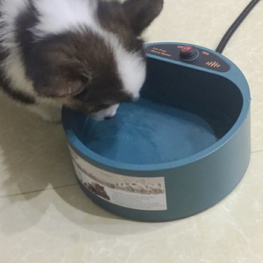 Зимняя миска для собак корм кошек с подогревом клетка кормления чаша постоянной