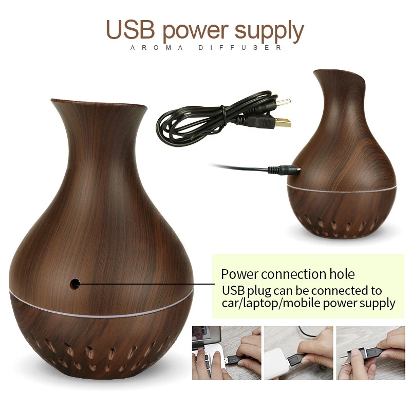 Usb Mini 130 мл увлажнитель воздуха Электрический аромадиффузор ароматерапия эфирное