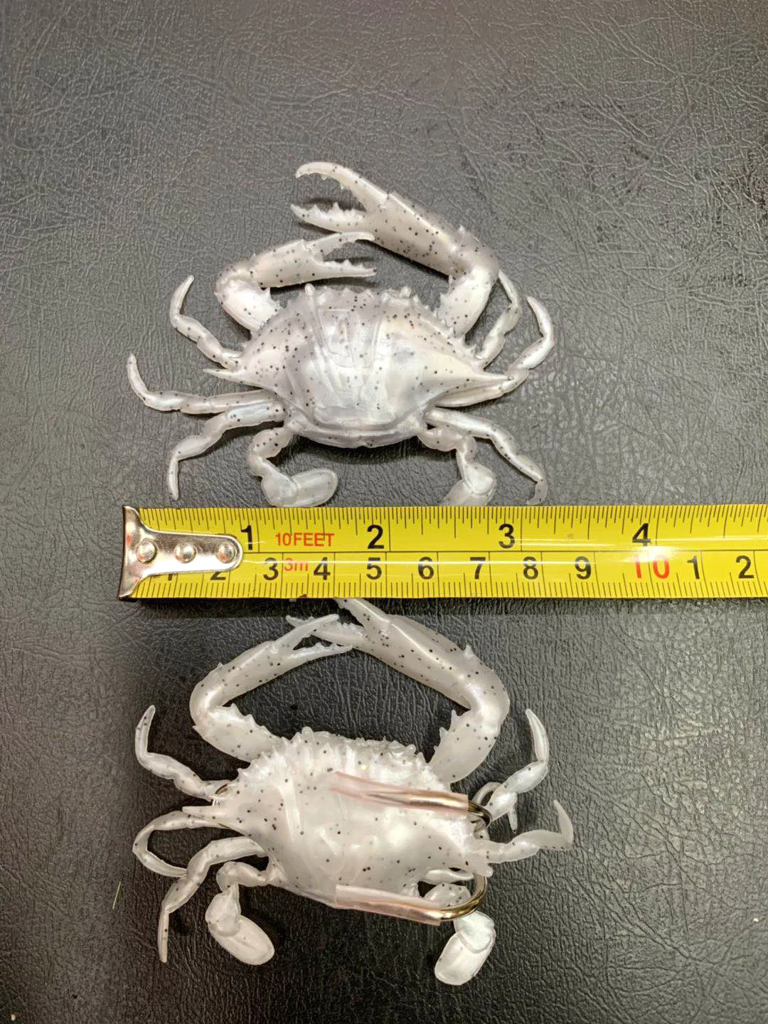 Silicone Road Bait 3D Simulation Crab Bait With Hook Sea Fishing Bait Tackle#EW