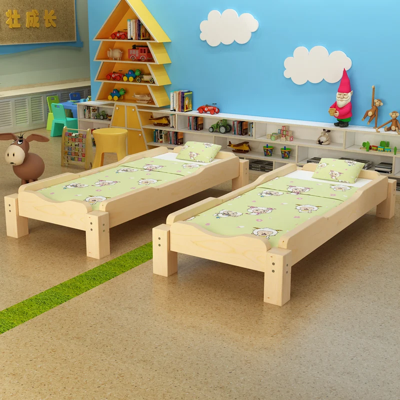 Детская домашняя кровать для детского сада детская мебель сна съемная из массива