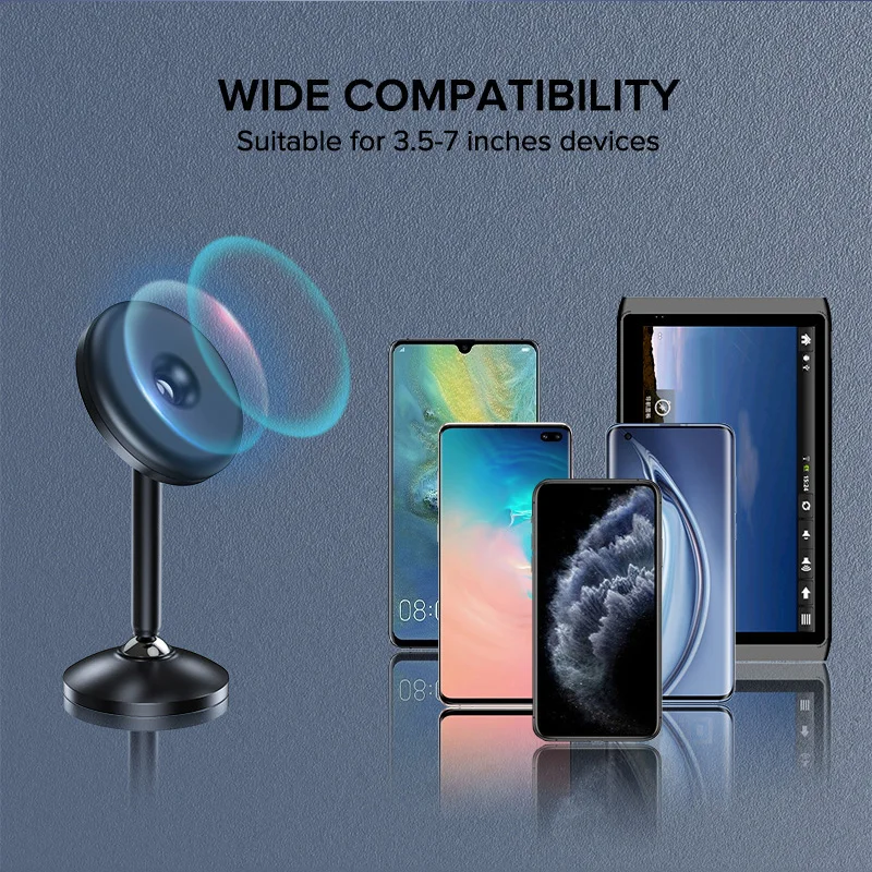 Универсальный магнитный держатель для телефона в автомобиле двойная