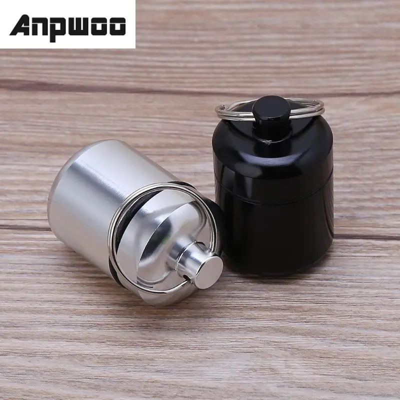 

ANPWOO Мини Портативный алюминиевый сплав коробка для таблеток Чехол для бутылки с шумоподавлением Защита слуха наушники затычки для ушей