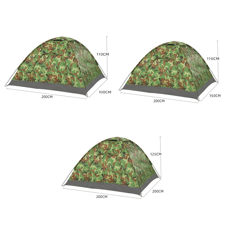 

Large Anti-uv Heave Up Tent Outdoor Camping Hiking Portable Beach Mountaineering Waterproof Tent Fishing Tents Patchwork Tents