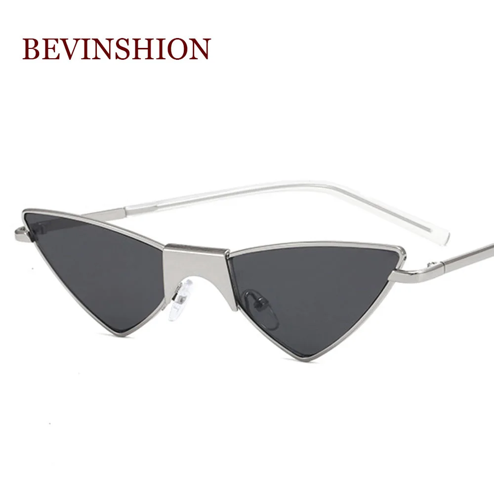 Очки солнцезащитные женские кошачий глаз брендовые винтажные ретро-очки в