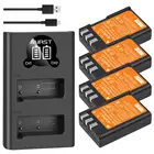Аккумулятор для фотоаппарата 2400 мАч EN-EL9 EN EL9 EN EL9a + зарядное устройство USB для аккумуляторов Nikon D40 D40X D60 D3000 D5000