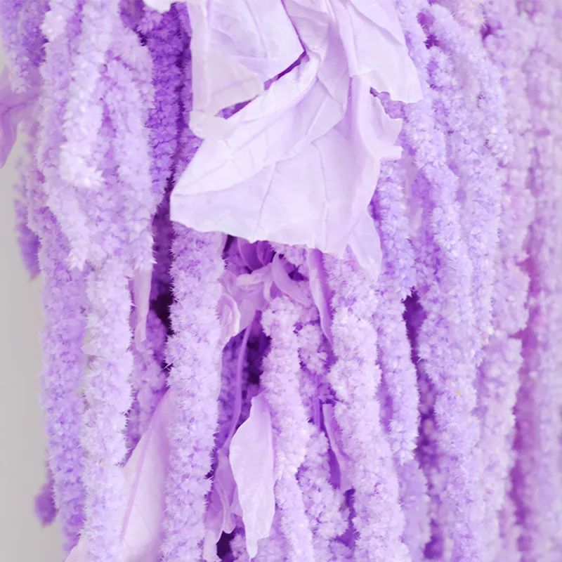 

60-70cm Natural Dried Hanging Soft Long Spike Flowers For Wedding Party Home Decorations Supplies Celebration Shooting Props