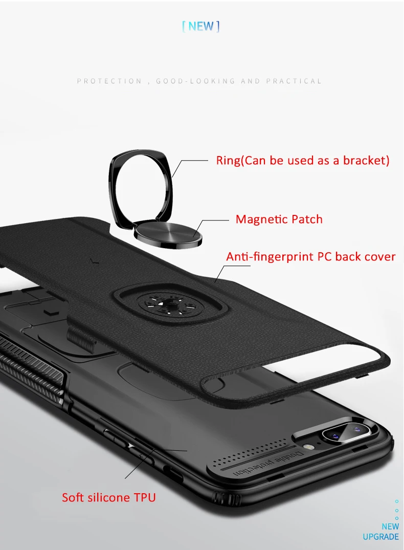 Ikrsses для Xiaomi Redmi Note 8 Pro Чехол автомобильный держатель Магнитный кронштейн Стенд чехол с кольцом для пальца для Redmi Note 7 анти-осенний чехол