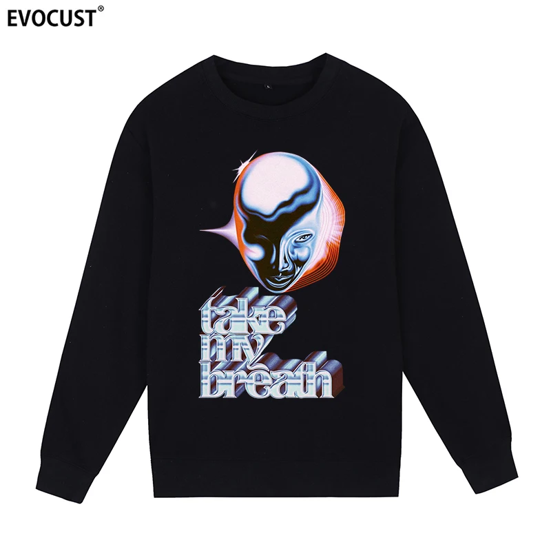 

The Weeknd Take My Breath 90s Vintage Retro Graphic Unisex Black Sweatshirts Hoodies men women unisex Combed Cotton