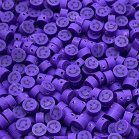30pcslot 10mm clay spacer beads oval shape smile face beads polymer clay beads for jewelry making diy bracelet accessories 11
