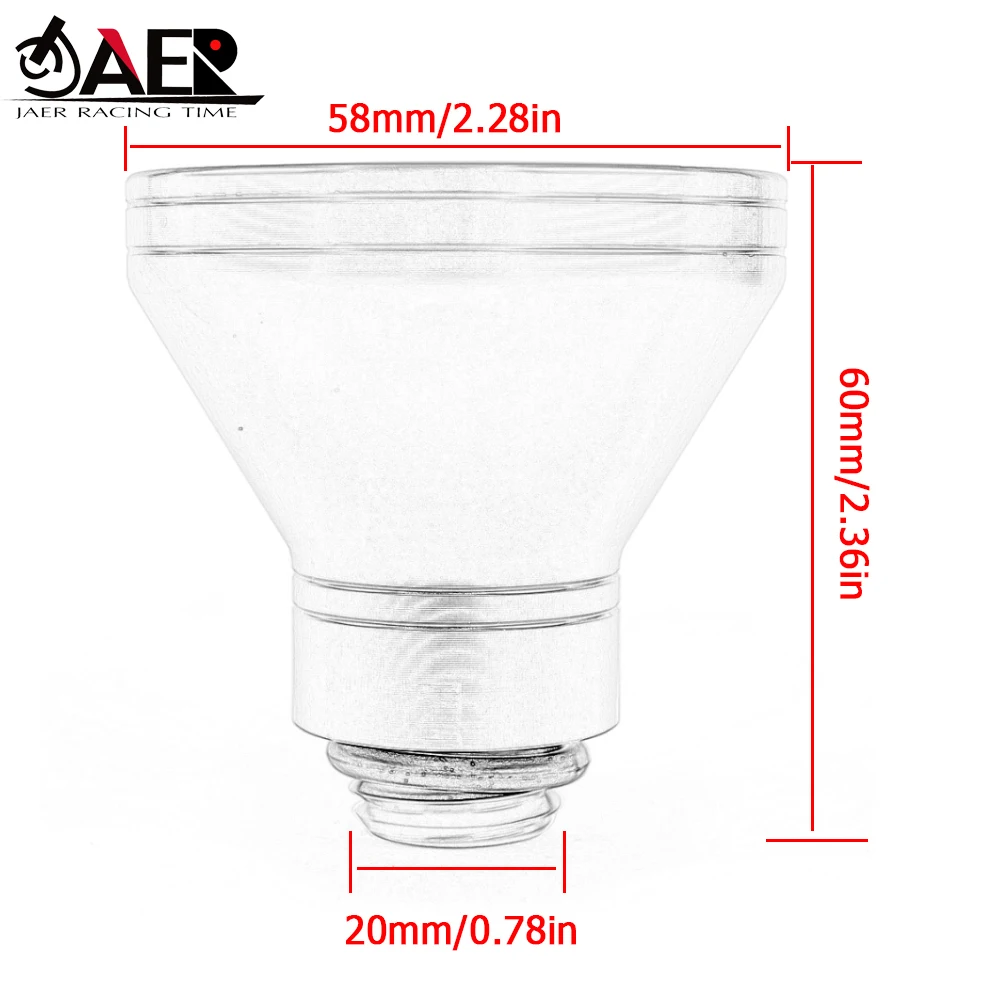 

Funnel Refueling Oil Liquid Spout Diesel Filling Tool M20*2.5 for Kawasaki Z650 Z800 Z900 Z1000 Z1000SX ER6N ER4F VN650 Vulcan S