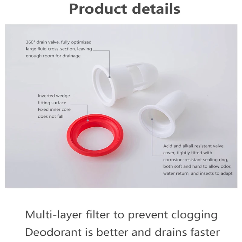 One Way Valve Toilet Deodorant Floor Drain Bathroom Inner Core Sewer Pest Control Silicone Seal Anti-odor | Обустройство дома