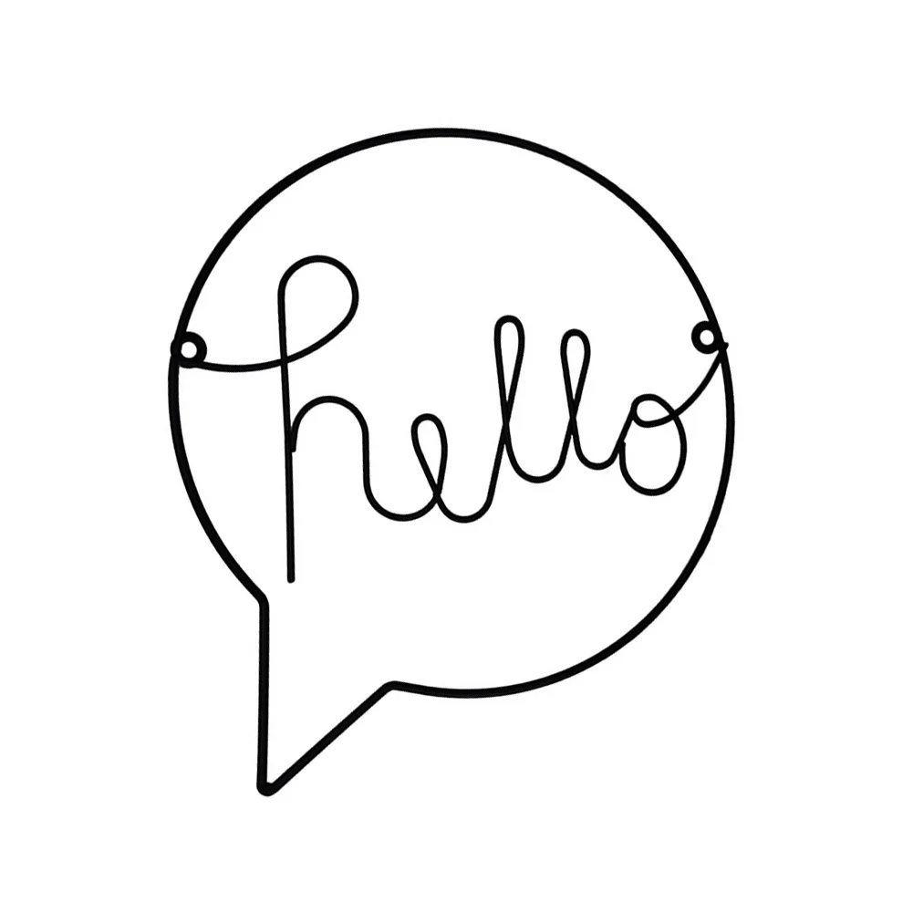 Здравствуйте буквы дверь окно Подарочный фон знак приветствия подвесная Фреска