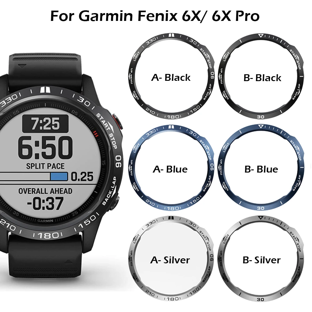 Кольцо для часов Garmin fenix 6X/6X Pro/6X Sapphire из нержавеющей стали | Электроника