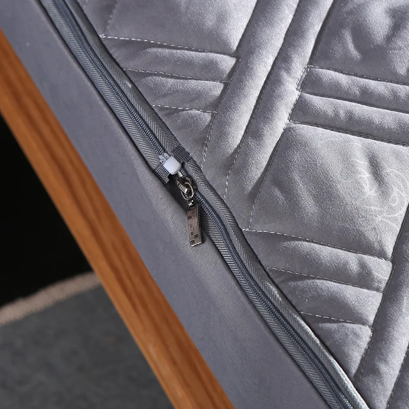 8 цветов покрывало для матраса на молнии стеганое все включено мягкое волокно