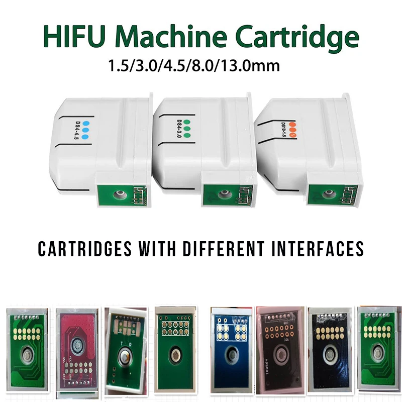 

2D/3D/4D Anti-aging Beauty Cartridges With Different Interfaces 1.5mm 3.0mm 4.5mm 8.0mm 13.0mm
