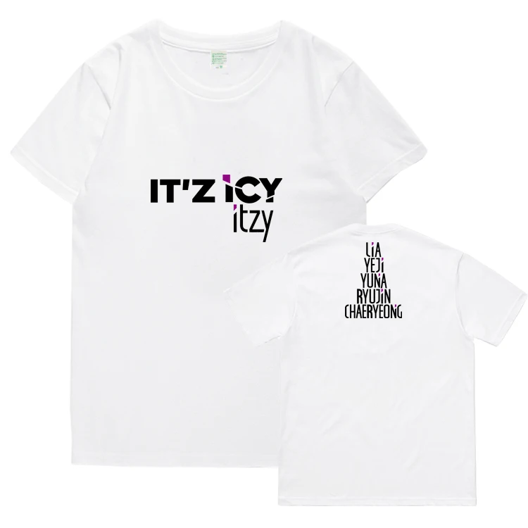 ITZY комбинированный альбом IT'z ледяная летняя свободная одежда Kpop с коротким